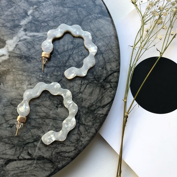 Jewelry - Resin Hoop Earrings Jewelry - Resin Hoop Earrings